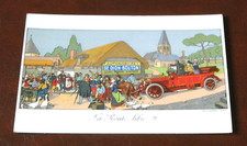 ORIGINAL SIGNED ADVERTISING POSTCARD - DE DION BOUTON MOTORCARS.