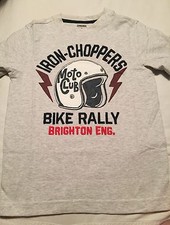 Gymboree Bike Brigade Boys Shirt Size 5 Motorcycle Nwt