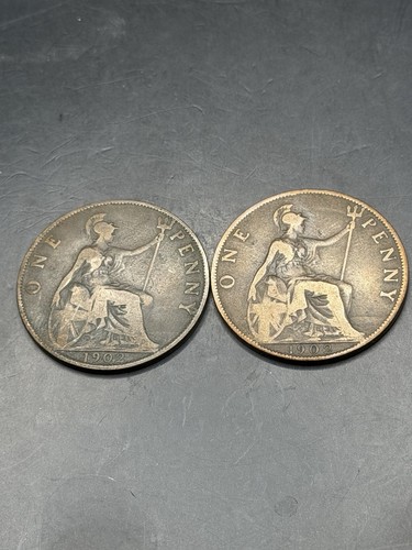 Edward vii penny x2 - vii,, penny’s