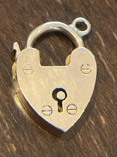 Antique 9ct rose gold padlock - 9ct,