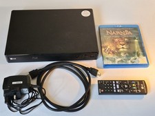 LG BLU RAY PLAYER BP250, REMOTE, POWER, HDMI CABLE & BLU RAY FILM, BOXED, V GOOD