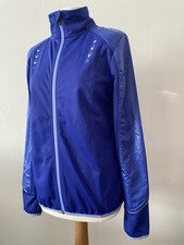 Crivit Blue Longsleeved Full Zip Activewear Sports Top Ladies Size S