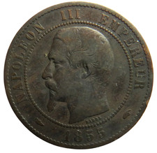 1855-A France Napoleon III 10