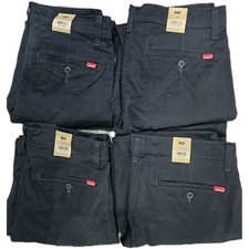 Levis Mens XX Chino Standard Taper Stretch Black Trouser All Sizes