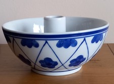 Blue And White Ceramic Pudding