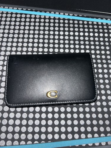 Coach black leather - black,