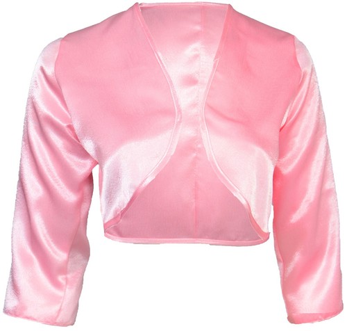 Dressy satin bolero shrug top - dressy,
