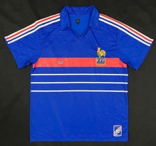France 1984 European Champions Adidas Originals Football Shirt Size: Adults XXL