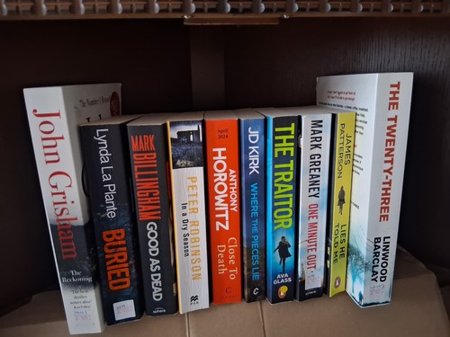 Crime thriller paperbacks - thriller,
