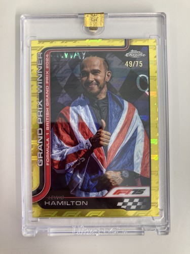 Topps chrome 25 lewis - topps, f1