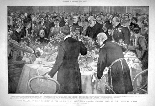 Old antique print 1901 lord - print,