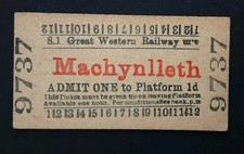 G.W.R Machynlleth Platform