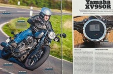 YAMAHA XV950R - ORIGINAL 2015 2657 MILE ROAD TEST ( 6 PAGE'S )