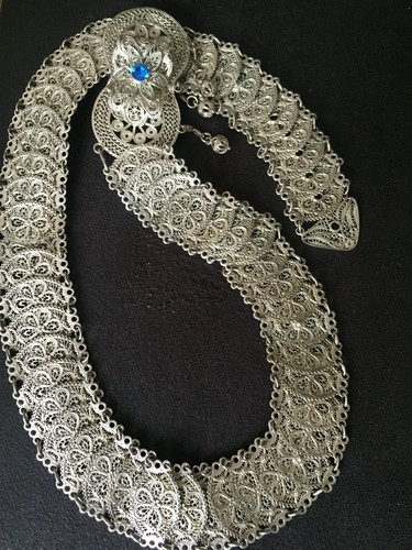 Ottoman vintage silver women - ottoman,