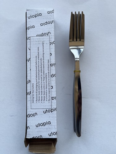 12x stainless steel cutlery - 12x,