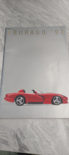 Burago 1993 catalogue - burago,