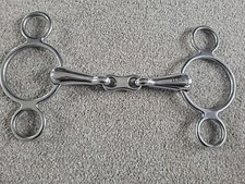 Sheldon 2 Ring French Link Dutch Gag 11.5cm( 4.5 Inch)