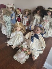 Porcelain  Dolls Hamilton And Alberon. X 9 
