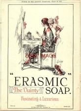 1919 Advert for ERASMIC 'The