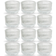 Set of 12 Clear Tea Light