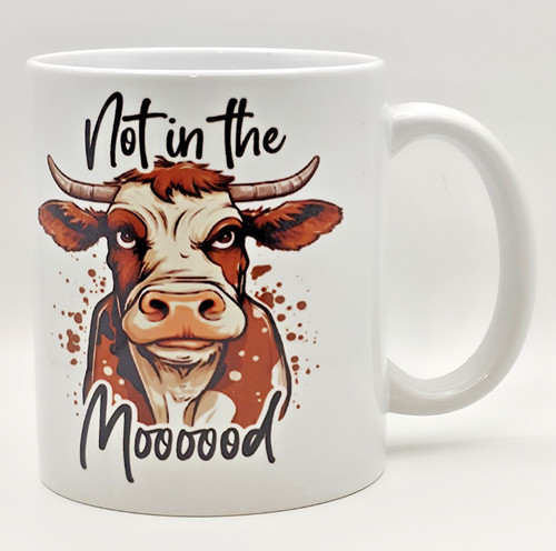 Grumpy cow mug not - grumpy, mood