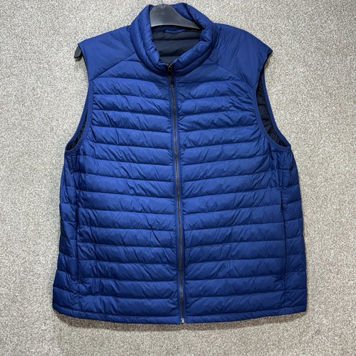 Mens down gilet 2xl - m&s, blue