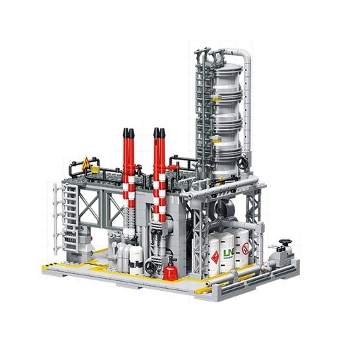 Natural gas oil rig - gas,