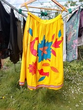 Ortica Colourful Gathered Waist Skirt  Large  A Must For Summer 