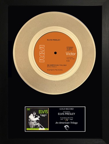 Elvis presley gold record - presley,