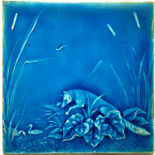 Victorian Minton Hollins Blue