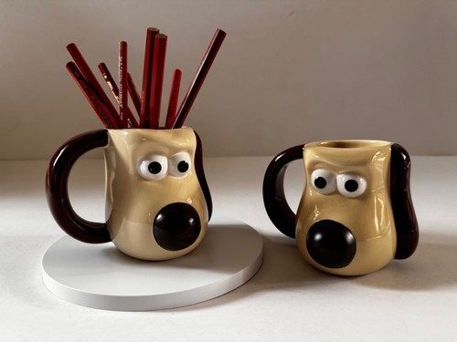 Pair vintage gromit ceramic - pair,