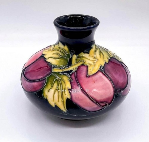 Moorcroft pottery plum vase - moorcroft,