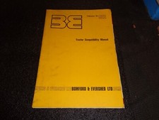 Bomford Hedge Trimmer Tractor Compatibility Manual Brochure Book 1979 ?