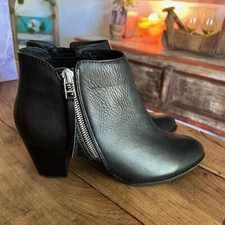 Leather Ankle Boots Size p w/