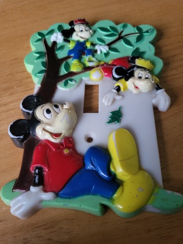 Vintage mickey mouse plastic - mickey,