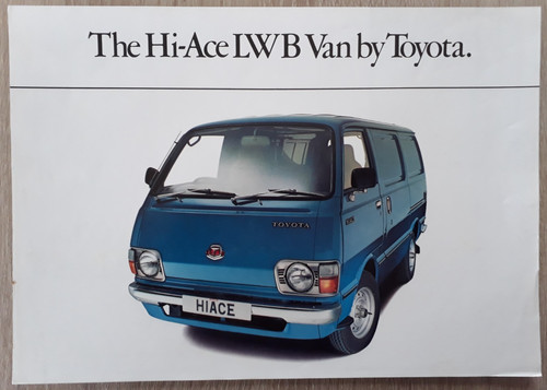 Toyota ace lwb van brochure - hi-ace,