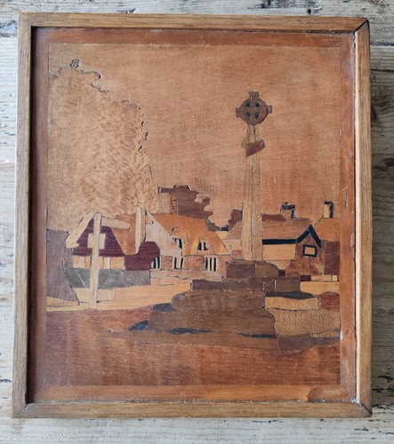 Vintage likely 1930s marquetry - 1930s,