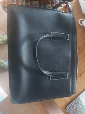 TUMI 79391D Sinclair "Nina" Saffiano Commuter Briefcase Business Black Leather 