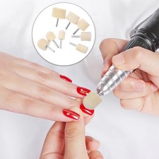 8 Pcs Wool Felt Polishing Wheel Set Nail Buffing Mop Kit Polisher Equipment