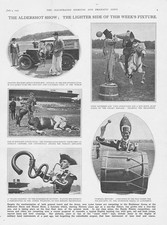 ALDERSHOT Hampshire The Horse & Hound Show at Rushmoor Arena Vintage Print 1931