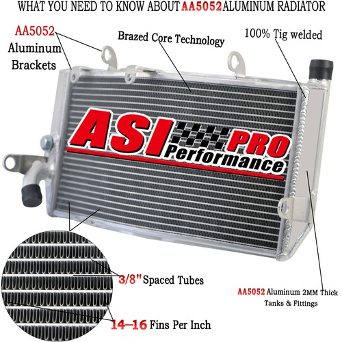 Motorcycle radiator aluminium - radiator,