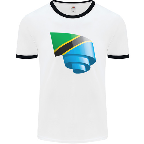 Curled tanzania flag tanzanian - curled,