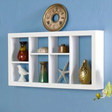 7-Compartment Floating Shelves