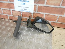 FIAT IDEA MPV 2005 OS DRIVER SIDE MANUAL DOOR MING MIRROR BLACK