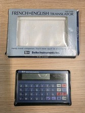 Seiko TR-1100 French-English Translator/calculator, Fully Working, Vintage