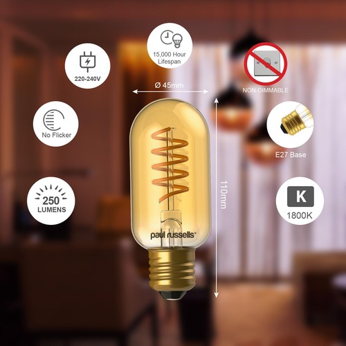 Led vintage spiral filament - vintage,
