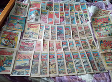 Job lot British comics Hotspur