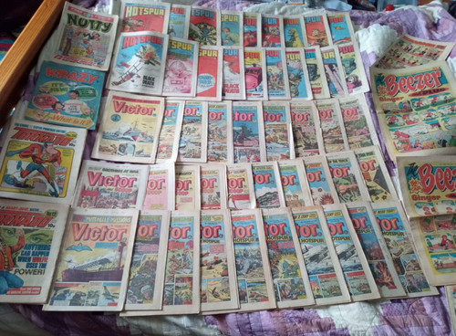 Job lot british comics hotspur - job,