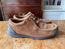 MENS CLARKS TAN SUEDE LEATHER