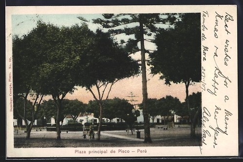 Pisco plaza principal - pisco,,